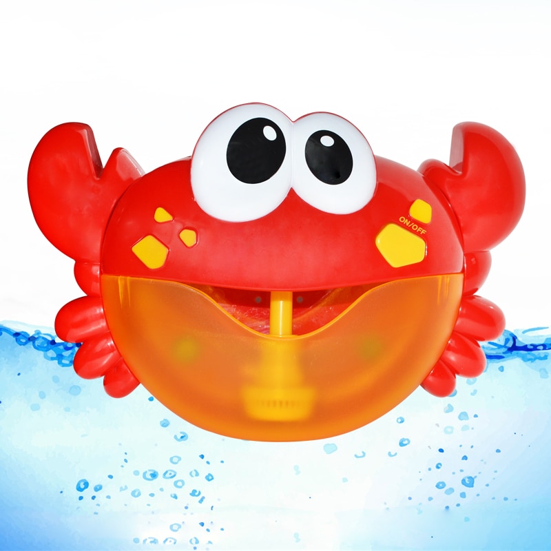 Bubble Crabs Baby Bath Toy Funny Toddler Bath Bubble Maker Pool Swimming Bathtub Soap Machine Toys for Children Gift